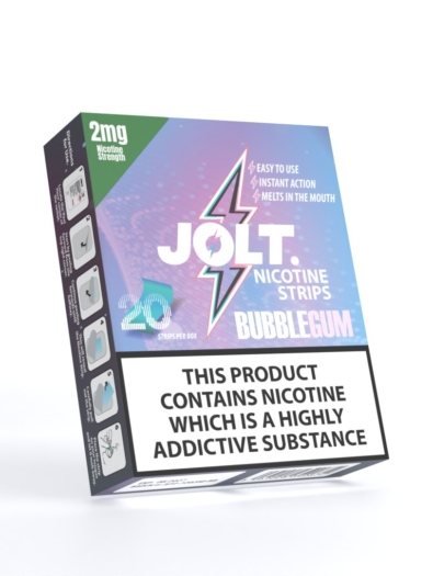 JOLT NICOTINE STRIPS - 2MG - 20PK - BUBBLEGUM