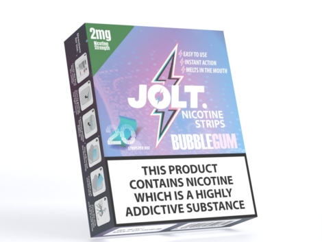 JOLT NICOTINE STRIPS - 2MG - 20PK - BUBBLEGUM