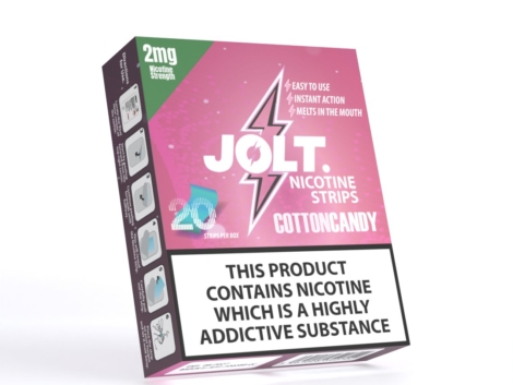 JOLT NICOTINE STRIPS - 2MG - 20PK - COTTON CANDY