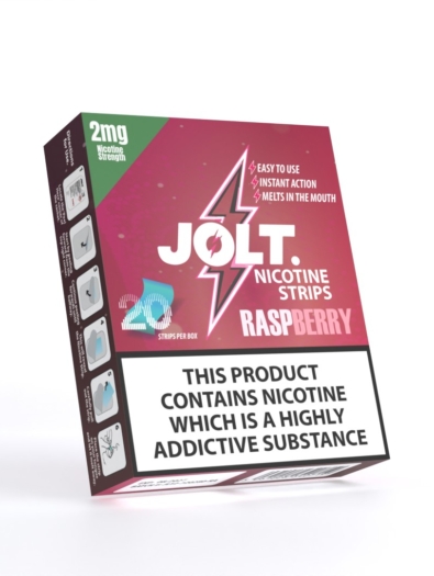 JOLT NICOTINE STRIPS - 2MG - 20PK - RASPBERRY