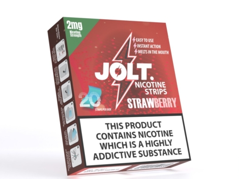 JOLT NICOTINE STRIPS - 2MG - 20PK - STRAWBERRY