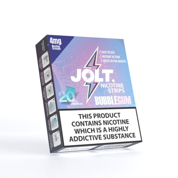JOLT Nicotine Strips - Bubblegum 20PK - Image 3