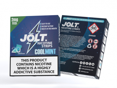 JOLT NICOTINE STRIPS - 4MG - 20PK - COOL MINT