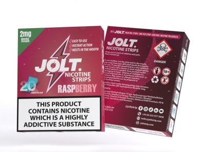 JOLT NICOTINE STRIPS - 4MG - 20PK - RASPBERRY
