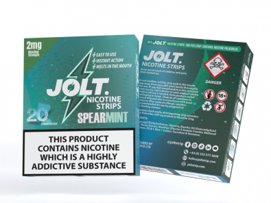 JOLT NICOTINE STRIPS - 4MG - 20PK - SPEARMINT