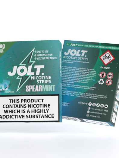 JOLT NICOTINE STRIPS - 4MG - 20PK - SPEARMINT