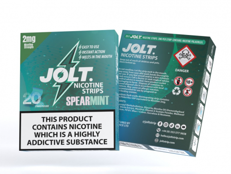 JOLT NICOTINE STRIPS - 4MG - 20PK - SPEARMINT