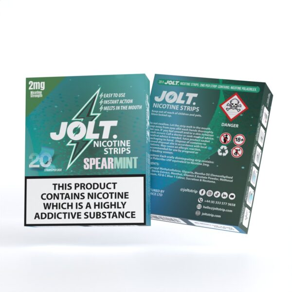 JOLT Nicotine Strips - Spearmint 20PK - Image 2