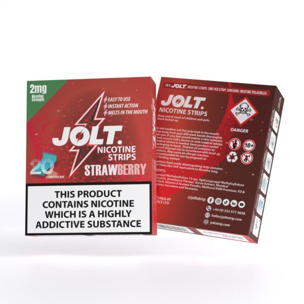 JOLT Nicotine Strips - Strawberry 20PK - Image 2