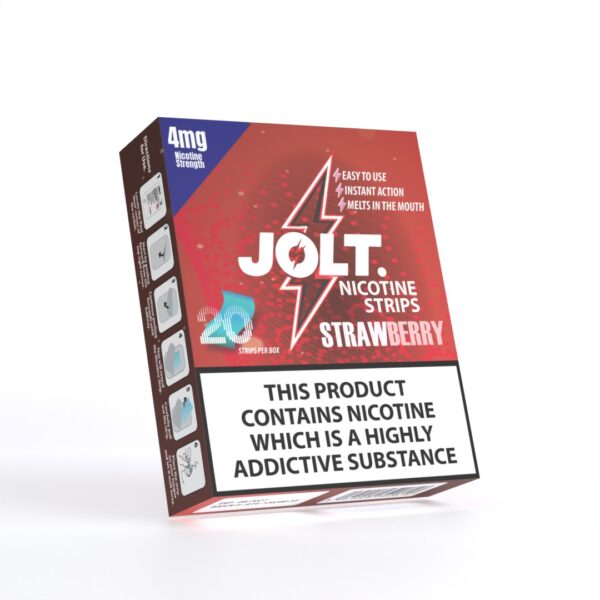 JOLT Nicotine Strips - Strawberry 20PK - Image 3